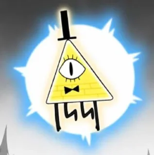 Sticker from Bill Cipher