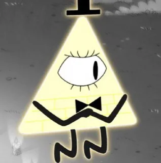 Sticker from Bill Cipher