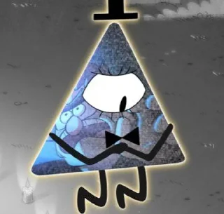 Sticker from Bill Cipher