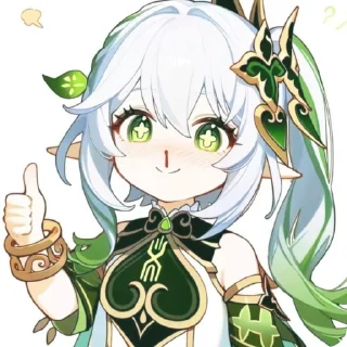 🌟 emoji Нахида @tyttipointererestno @ponchik000 Telegram sticker 18 of 52