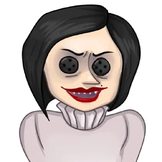 👿 emoji Coraline Telegram sticker 5 of 12