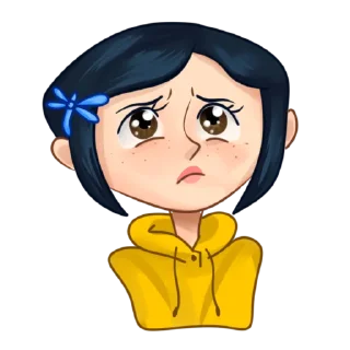 🥺 emoji Coraline Telegram sticker 4 of 12