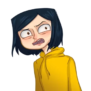 😱 emoji Coraline Telegram sticker 12 of 12