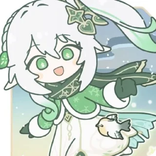 🌟 emoji Нахида @tyttipointererestno @ponchik000 Telegram sticker 9 of 52