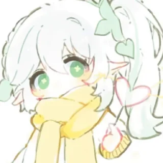 🌟 emoji Нахида @tyttipointererestno @ponchik000 Telegram sticker 21 of 52