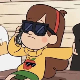Sticker from gravity falls