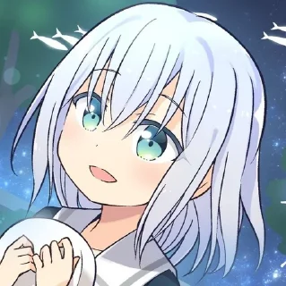 Sticker from Mashiro. | by: @arolinrsticker
