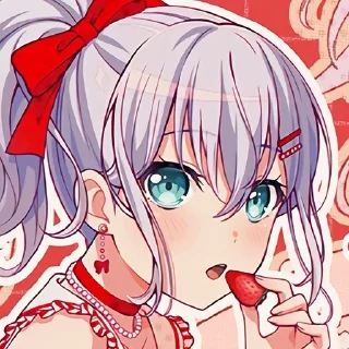 🌟 emoji Mashiro. | by: @arolinrsticker Telegram sticker 15 of 30