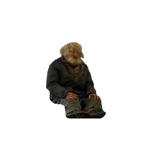 😭 emoji маленькие бомжи Telegram sticker 6 of 12
