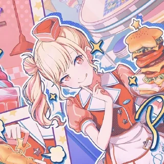 Sticker from 🍮 Saki ! 🎀 @komiku_w ☆