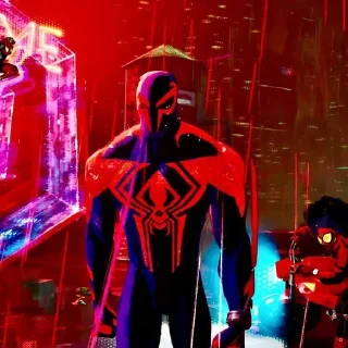 😈 emoji 🔴Spider-man 2099🔴: @Earth928B Telegram sticker 1 of 100