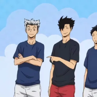 Sticker from Haikyuu1