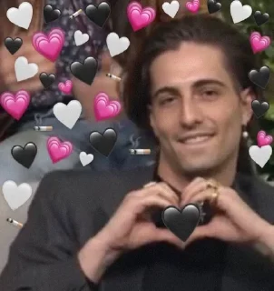 🖤 emoji Måneskin from le parole lontane Telegram sticker 10 of 53