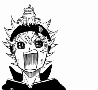 Sticker from black clover