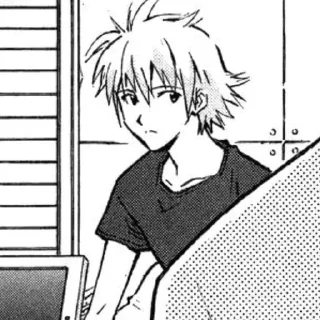 Sticker from kaworu nagisa | @tsuraiXXI