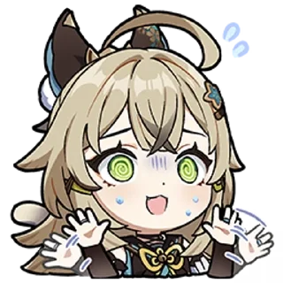 😵‍💫 emoji Кирара!! Telegram sticker 10 of 28