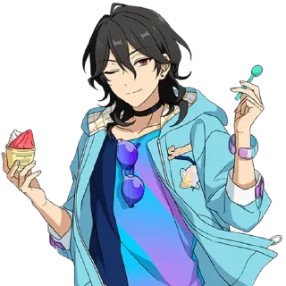 🦇 emoji Rei Sakuma enstars || @ctcxd Telegram sticker 10 of 100