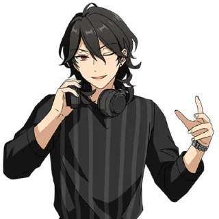 🦇 emoji Rei Sakuma enstars || @ctcxd Telegram sticker 8 of 100