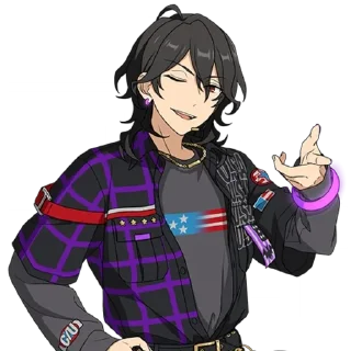 🦇 emoji Rei Sakuma enstars || @ctcxd Telegram sticker 18 of 100