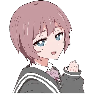 😏 emoji Молчаливая-тян @Nyasticks Telegram sticker 15 of 41