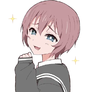 😆 emoji Молчаливая-тян @Nyasticks Telegram sticker 3 of 41