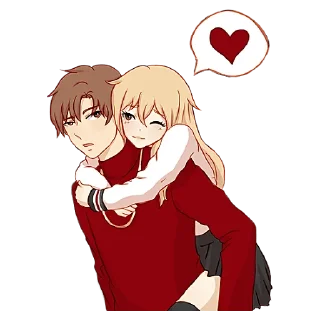 Одна любовь @nyasticks sticker 2
