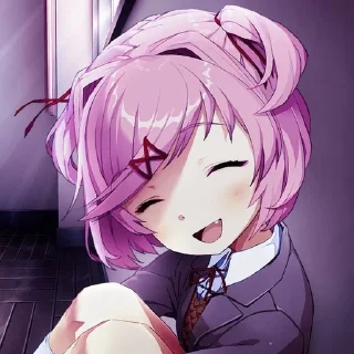 Sticker from doki doki literature club 2