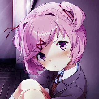 Sticker from doki doki literature club 2