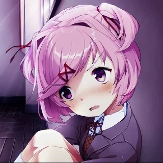 Sticker from doki doki literature club 2