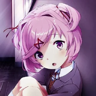 Sticker from doki doki literature club 2