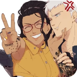 ✌ emoji Николя Telegram sticker 23 of 120