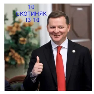 👍 emoji ОЛЕГ ЛЯШКО, АБО 50 ВІДТІНКІВ ЛЯШКА. 
автор: @vsk_diana Telegram sticker 5 of 62