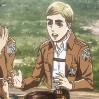 🥺 emoji Erwin Smith. Telegram sticker 11 of 79