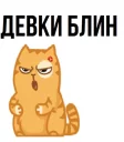Sticker from тупые девки, как я вас блин ненавижу