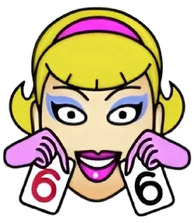 🌟 emoji Гламур. Дурак онлайн Telegram sticker 4 of 25