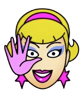 🌟 emoji Гламур. Дурак онлайн Telegram sticker 1 of 25