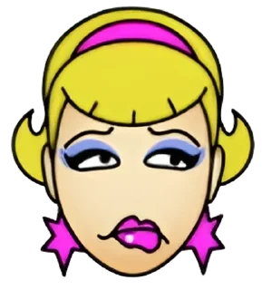 🌟 emoji Гламур. Дурак онлайн Telegram sticker 19 of 25