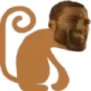 🐒 emoji discord.gg/skhodkaumnikov @TgEmodziBot Telegram sticker 7 of 102
