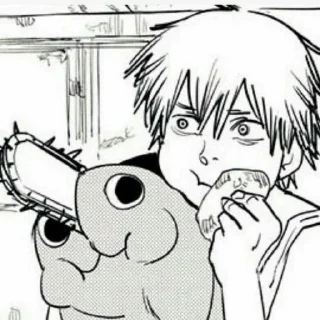 Sticker from Chainsaw man