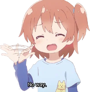 ❤️ emoji Watashi ni Tenshi @anime_stickerr Telegram sticker 8 of 23