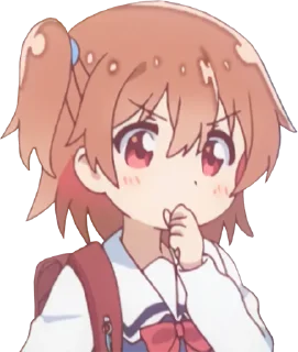 ❤️ emoji Watashi ni Tenshi @anime_stickerr Telegram sticker 13 of 23