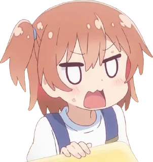 ❤️ emoji Watashi ni Tenshi @anime_stickerr Telegram sticker 15 of 23