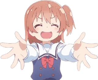 ❤️ emoji Watashi ni Tenshi @anime_stickerr Telegram sticker 22 of 23