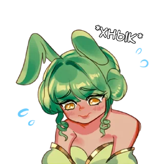 😢 emoji Банни - @tg_sticks Telegram sticker 1 of 18