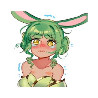 😭 emoji Банни - @tg_sticks Telegram sticker 2 of 18