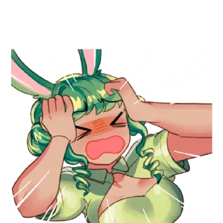 😱 emoji Банни - @tg_sticks Telegram sticker 10 of 18