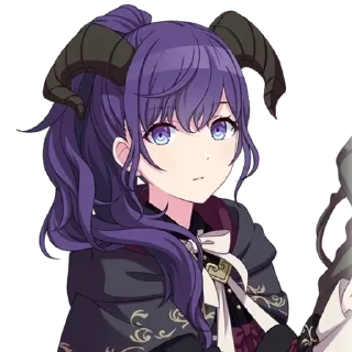 🟣 emoji Мафую Асахина by @tlumeow Telegram sticker 14 of 108