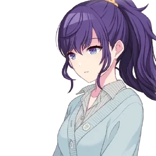 🟣 emoji Мафую Асахина by @tlumeow Telegram sticker 13 of 108