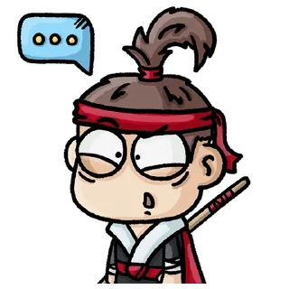 Sticker from Самурай