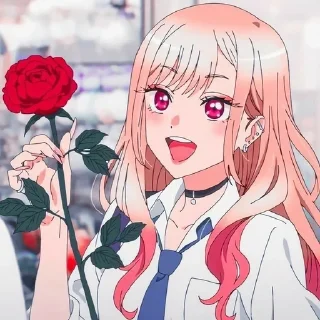 🌹 emoji Фарфоровая кукла Telegram sticker 16 of 30